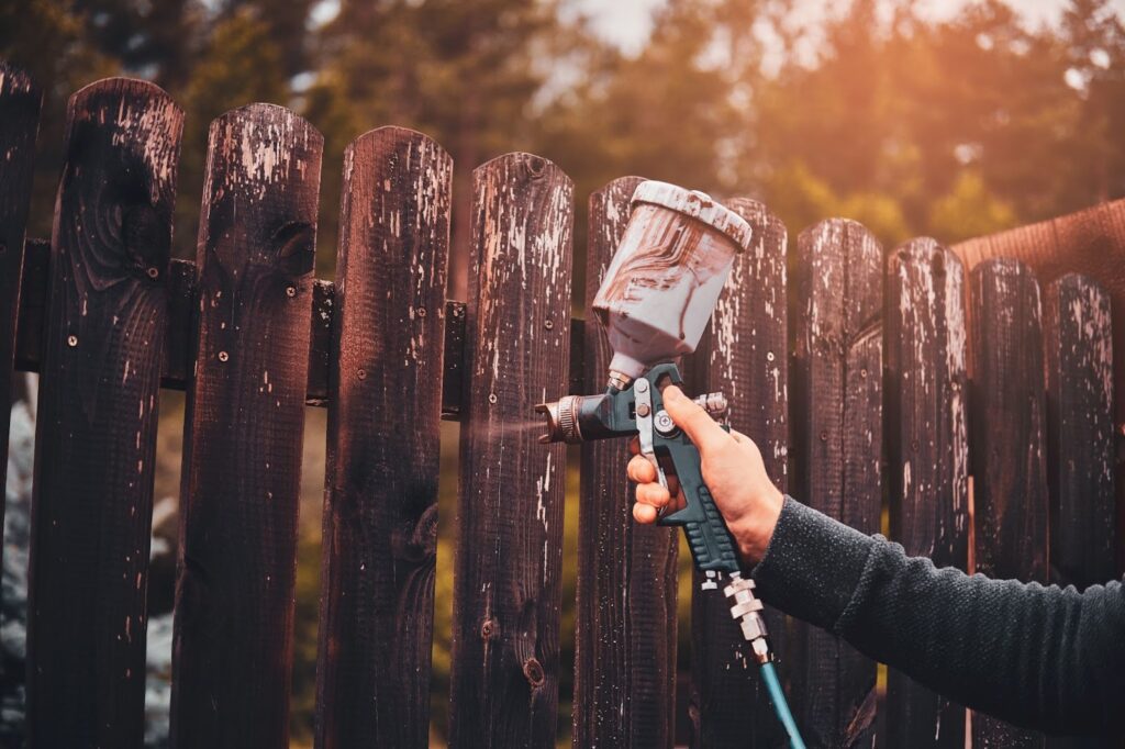 wood fence stain